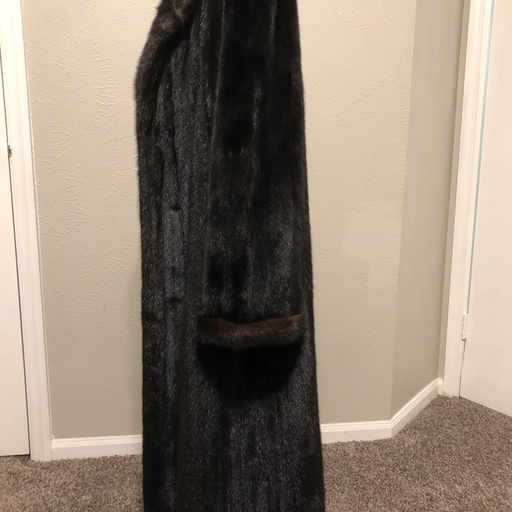 Authentic mink fur coat